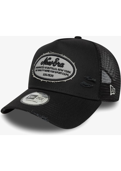 Distressed Oval Patch 9forty Unisex Siyah Şapka.-