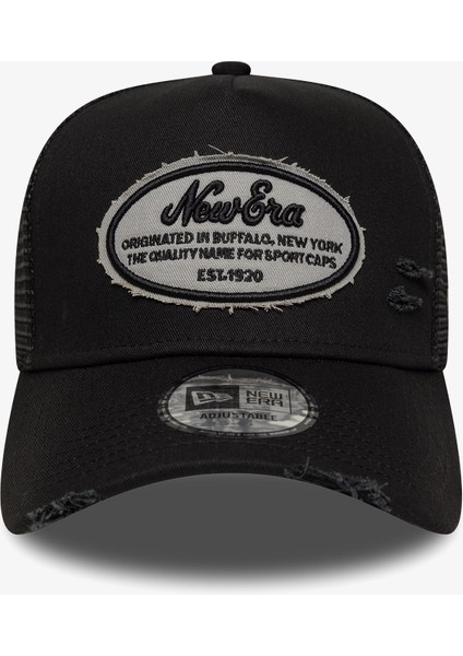 Distressed Oval Patch 9forty Unisex Siyah Şapka.- fiyatları