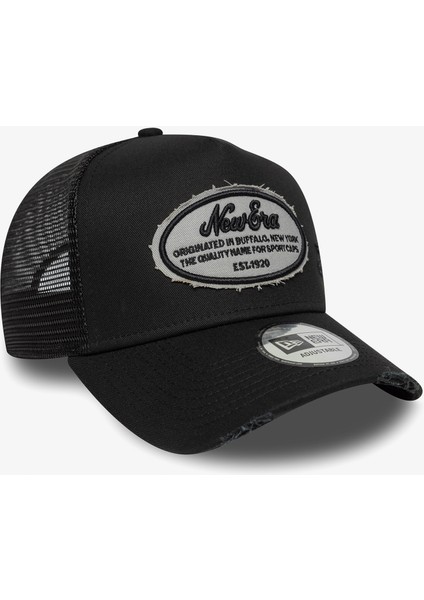 Distressed Oval Patch 9forty Unisex Siyah Şapka.- fırsatları