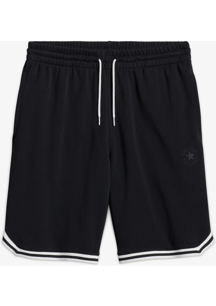 Retro French Terry Erkek Siyah ŞORT.001