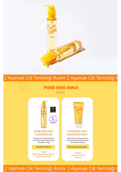 Gözenek Arındıran & Siyah Nokta Karşıtı Temizleme Yağı A'PIEU Pore King Minji Cleansing Oil indirimleri