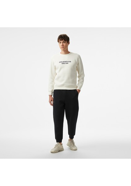 Iconic Knit Erkek Siyah Eşofman Altı.2