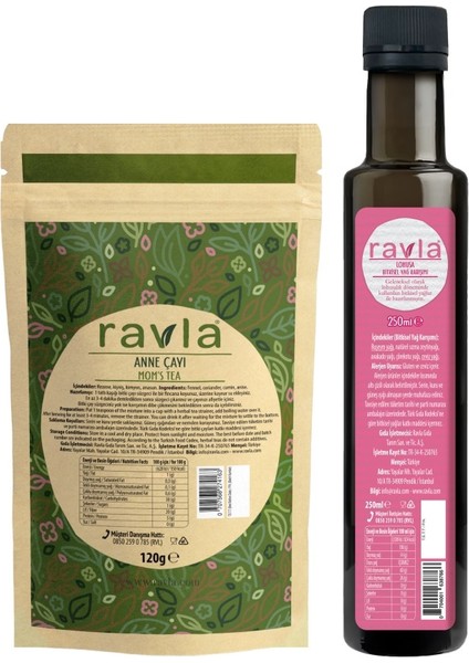 2'li Ürün - Anne Çayı 120g / Lohusa Yağı 250ml fırsatları