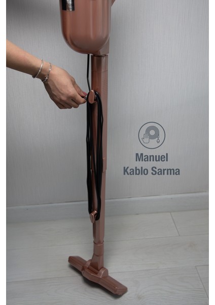 Pratıc-S P 1200 Toz Torbasız Dikey Süpürge Rose Gold indirimleri