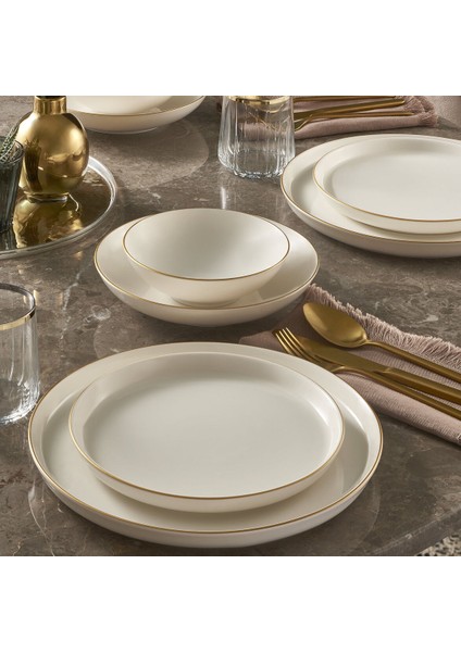 Bilbao 24 Parça Yemek Takımı Gold GBSBLB24Y130GD