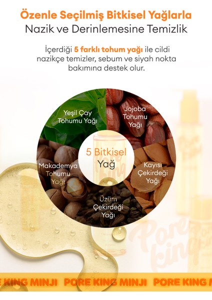 Gözenek Arındıran & Siyah Nokta Karşıtı Temizleme Yağı A'PIEU Pore King Minji Cleansing Oil