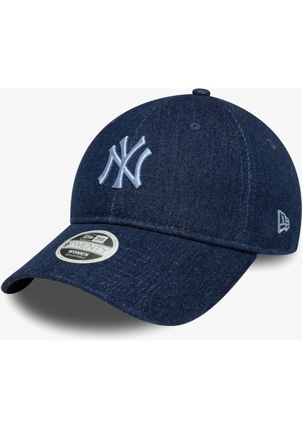 Mlb Dye Denim New York Yankees Kadın Lacivert Şapka.-