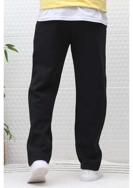 Erkek Kışlık 3 Iplik Şardonlu Bol Kesim Baggy Eşofman Altı Wafra indirimleri