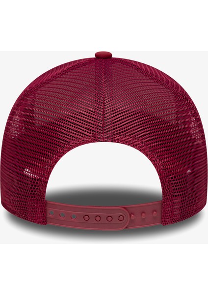 Oval Foam Patch Trucker Kadın Kırmızı/beyaz Şapka.- modelleri