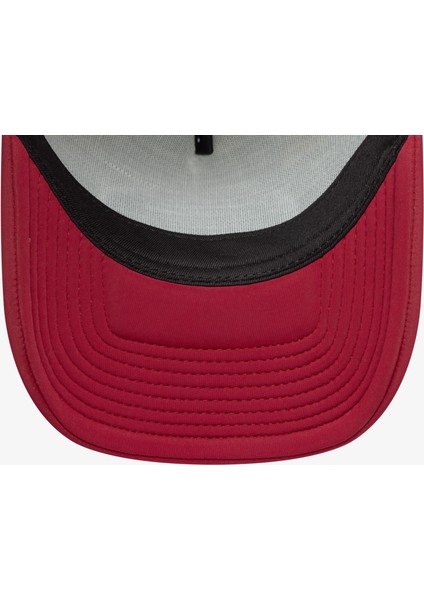 Oval Foam Patch Trucker Kadın Kırmızı/beyaz Şapka.- indirimleri