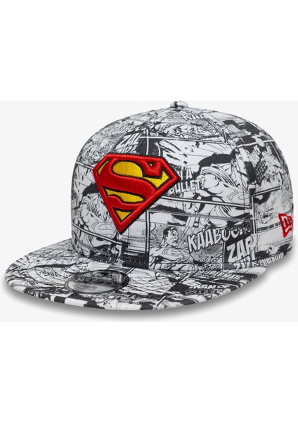 Dc Superman Çocuk Beyaz Şapka.-