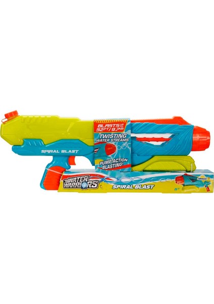 Water Warriors Spiral Blast Su Tabancası - Mavi-Yeşil