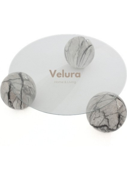 Modern Orta Sehpa & Top Sehpa Cam Sehpa & Küre Orta Sehpa - Diana - Yuvarlak - Şeffaf Cam fırsatları