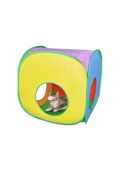 Oyuncak Toplu Kutu Şekilli Kedi Oyun Tüneli fırsatları