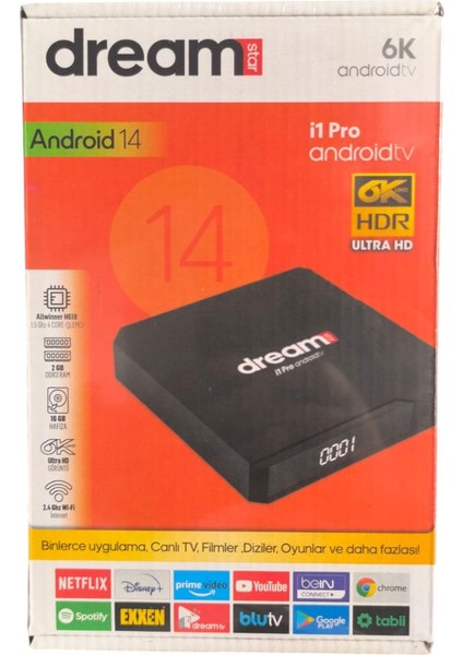 I1 Pro 6k Ikinci Nesil Android 14 Android Box