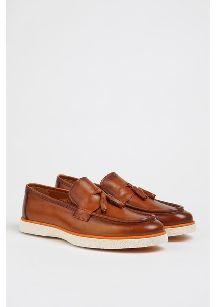 Carls Model Hakiki Deri Loafer Ayakkabı