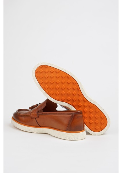 Carls Model Hakiki Deri Loafer Ayakkabı