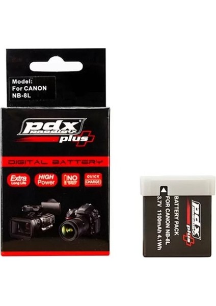 ,canon Nb-8l Powershot Için yedek Fotoğraf Makinesi Bataryası.