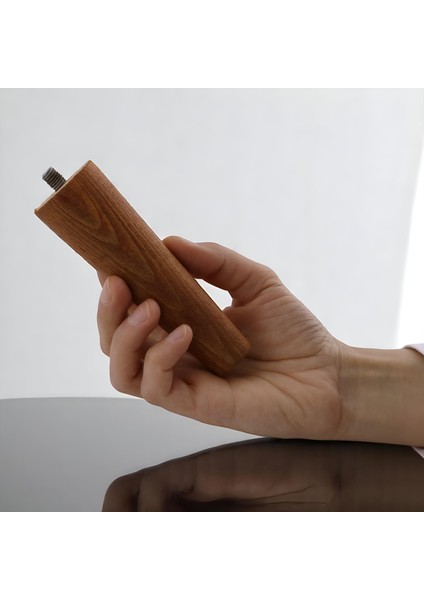 8 Adet Ahşap Ayak 12 cm Koyu Meşe M8 Civatalı Bağlantı Aparatlı Dolap Mobilya Koltuk Kanepe Destek Ayağı Ayakları fiyatları
