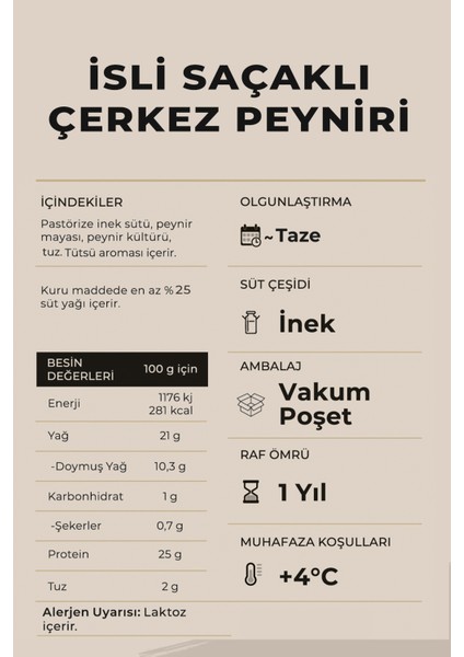 İsli Saçaklı Peynir 200 gr