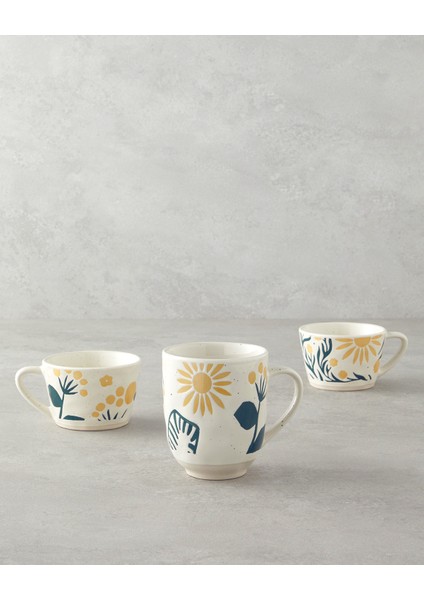 Sun Light Stoneware Kupa 220 ml Sarı-Yeşil fırsatları