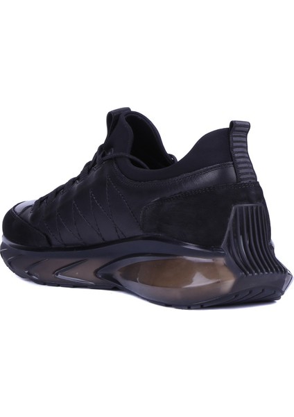 - Siyah Hakiki Deri Erkek Air Taban Günlük Ayakkabı 9743 - 6956 fırsatları