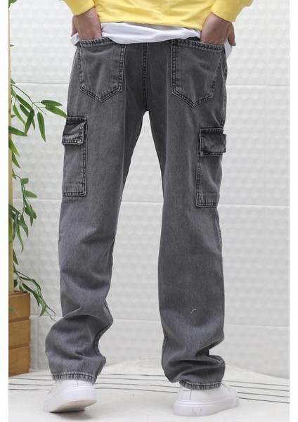 Erkek Kargo Cepli Rahat Kesim Baggy Kot Pantolon indirimleri