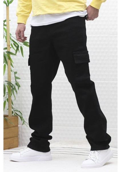Erkek Kargo Cepli Rahat Kesim Baggy Kot Pantolon modelleri