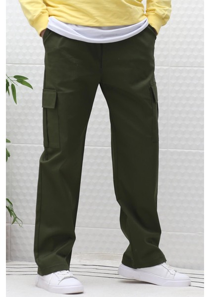 Erkek Kargo Cepli Baggy Gabardin Pantalon indirimleri