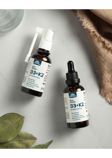 All In Vitamin D3+K2 - 50 ML - 425 PUFF