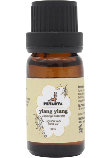 %100 Saf Uçucu Ylang Ylang Yağı Cananga Odorata - 10ml