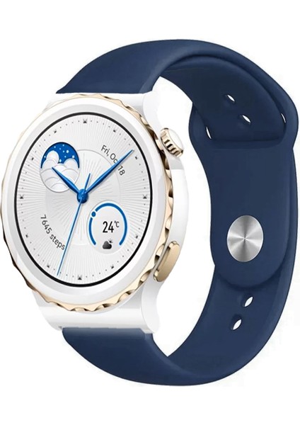 Huawei Watch Gt3 Pro 43MM Seramik ile Uyumlu Kordon Yumuşak Dokulu Silikon Kayış