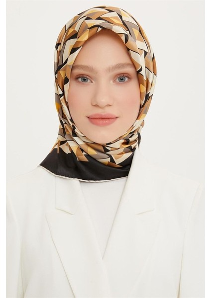 Nostalji Serisi Ipek Twill Eşarp 8720D-03