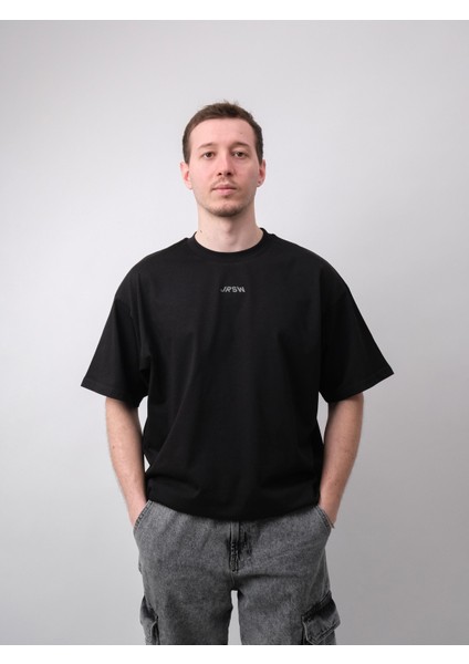 Training Culture No: 2, Siyah Oversize Tişört