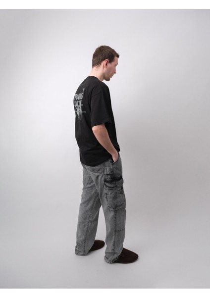Training Culture No: 2, Siyah Oversize Tişört