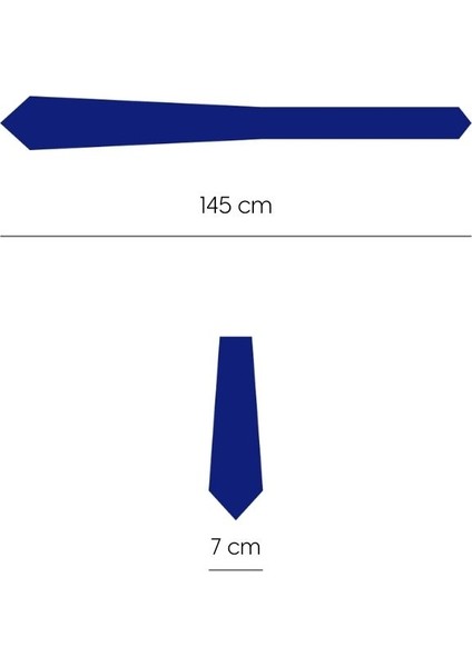 Mavi Lacivert Çizgili 7 cm Genişliğinde Ince Kravat fırsatları
