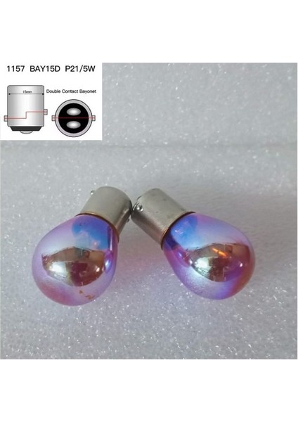 ( 2 x Adet ) 1 Takım Dıadem Çiftduy Ampul 12V 1016 21W/5W (BAY15D) Çiftduy Şaşı Tırnak fiyatları