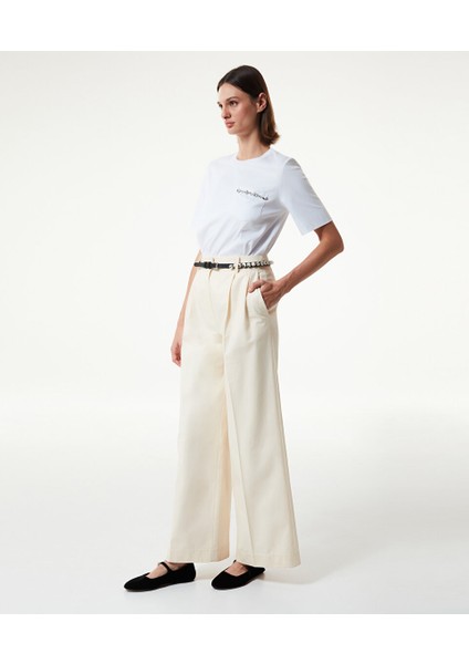 Yüksek Bel Wide Leg Fit Pantolon MS1240003013018 fiyatları