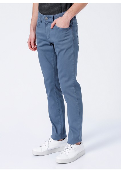 ALTINYILDIZ CLASSICS Erkek Indigo 360 Derece Her Yöne Esneyen Slim Fit Dar Kesim Pamuklu Rahat Pantolon modelleri