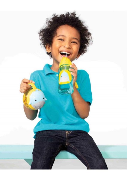 Zoo Köpek Balığı Pipetli Suluk 384 ml BPA İçermeyen Plastik ve Paslanmaz Çelik fiyatları