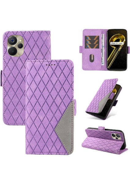 Realme V20 Iki Renk Ekleme Desenleri Için Flip Case Şık Koruyucu (Yurt Dışından) indirimleri