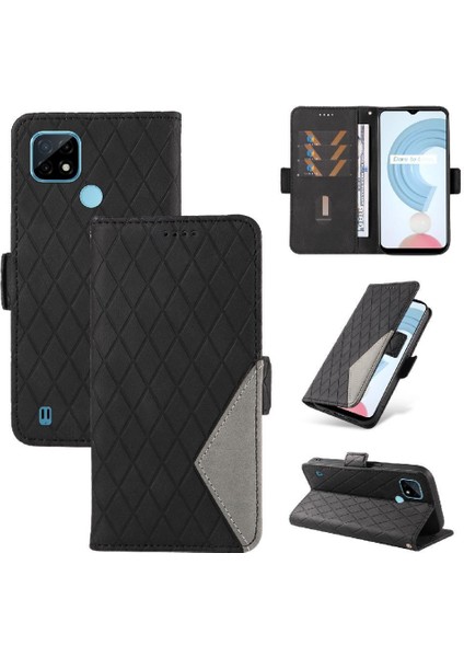 Realme C20 Şık Koruyucu Telefon Kılıfı Için Flip Case Iki Renk Ekleme (Yurt Dışından) indirimleri
