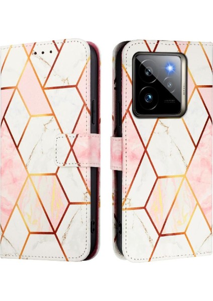Realme Gt7 Pro 5g Cüzdan Için Kılıf Kickstand Mermer Desen Pu Deri (Yurt Dışından)