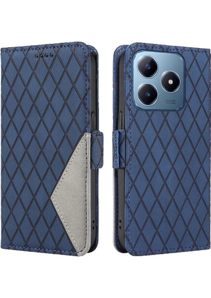 Kart Yuvası ile Realme C63 Şık Koruyucu Telefon Kılıfı Için Flip Case ve (Yurt Dışından)