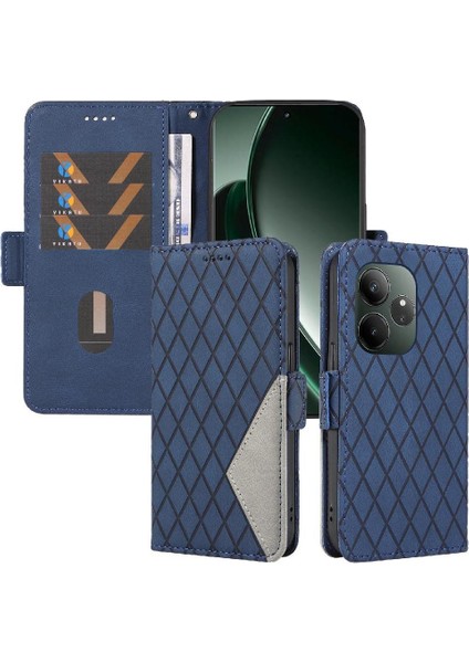 Kart Yuvası ile Realme Gt 6 Şık Koruyucu Telefon Kılıfı Için Flip Case ve (Yurt Dışından)