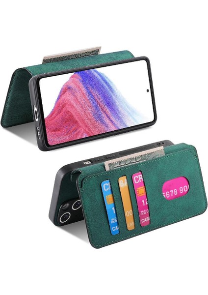 Realme Gt 7 Pro Retro Kart Standı Mıknatıs Koruyucu Malzeme Için Flip Case (Yurt Dışından)