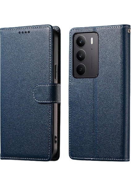 Realme C75 Darbeye Dayanıklı Günlük Kullanım Için Manyetik Kapatma Kartı Yuvaları (Yurt Dışından)