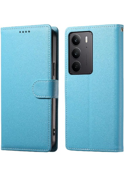Realme C75 Darbeye Dayanıklı Günlük Kullanım Için Manyetik Kapatma Kartı Yuvaları (Yurt Dışından)