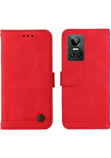 Realme Gt Neo 3 Kart Yuvası Sahipleri Için Flip Case Darbeye Kısa Kayış (Yurt Dışından)