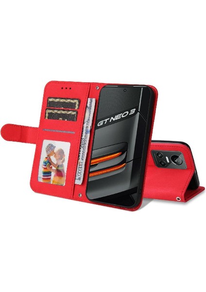 Realme Gt Neo 3 Kart Yuvası Sahipleri Için Flip Case Darbeye Kısa Kayış (Yurt Dışından) fırsatları